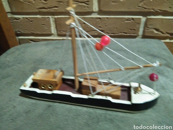 Maquetas: Barco madera   . Maqueta 19x 4 cm - Foto 1
