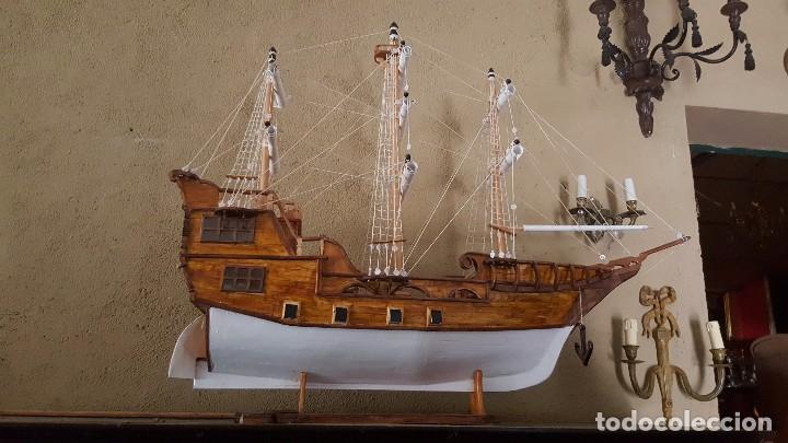 Maquetas: Barco tipo carabela de madera. En muy buen estado. - Foto 1