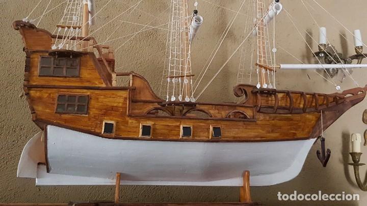 Maquetas: Barco tipo carabela de madera. En muy buen estado. - Foto 3