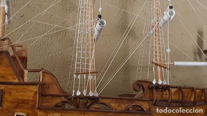 Maquetas: Barco tipo carabela de madera. En muy buen estado. - Foto 4