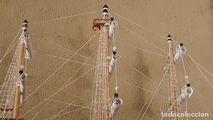 Maquetas: Barco tipo carabela de madera. En muy buen estado. - Foto 5