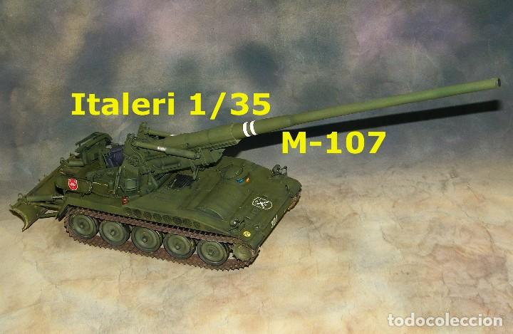 Maquetas: M-107 ATP espa&ntilde;ol, 1/35 Italeri - Foto 3