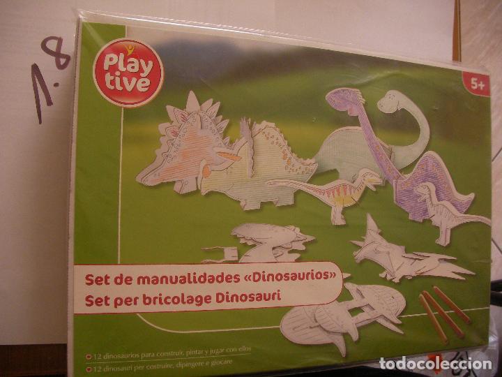 antiguo set de doce maquetas de dinosaurios dif - Compra venta en  todocoleccion
