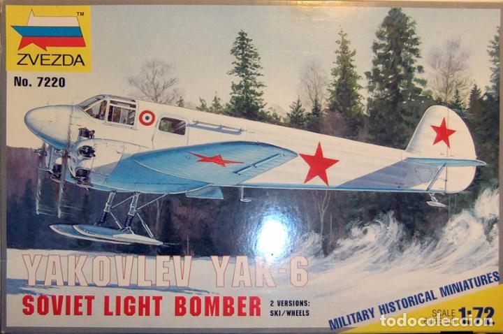 Maquetas: ZVEZDA - YAKOVLEV    YAK 6          7220      1/72 - Foto 1