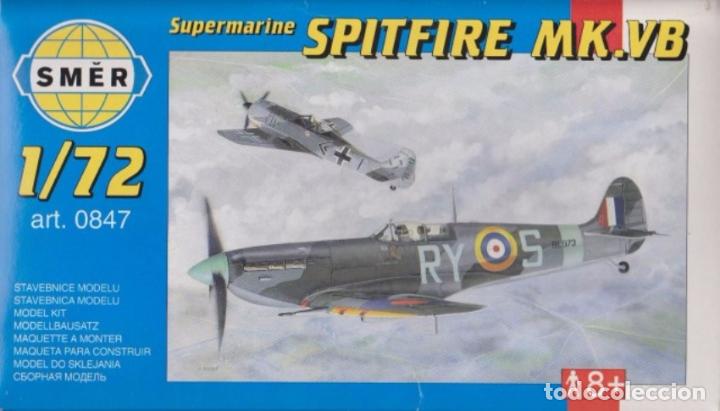 Maquetas: SMER - SUPERMARINE SPITFIRE  MK.VB         0847       1/72 - Foto 1