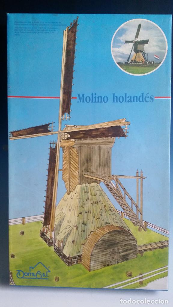 Maquetas: MOLINO HOLANDES EN MADERA - Foto 1