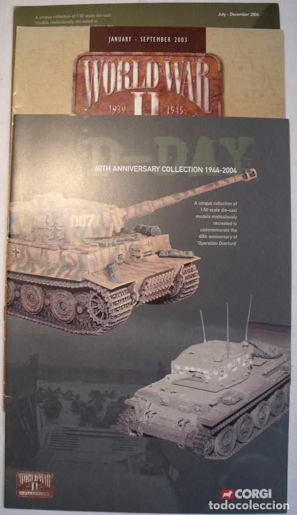 Maquetas: TRES CATALOGOS CORGI WORLD WAR II COLLECTION - Foto 1