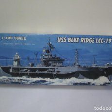 Maquetas: MAQUETA BARCO – USS BLUE RIDGE LCC - 19 1997 – ESCALA 1 / 700 REF 05715 MARCA TRUMPETER. Lote 108455911