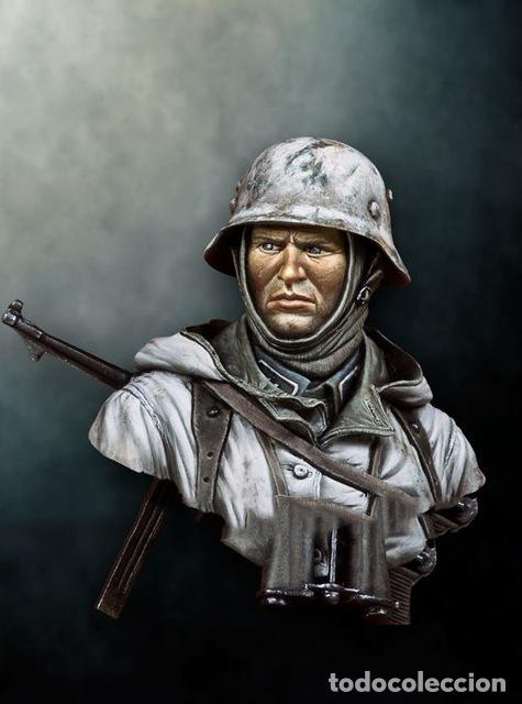Maquetas: WWII BUSTO 1/10 GERMAN SS WINTER RESINA - Foto 1