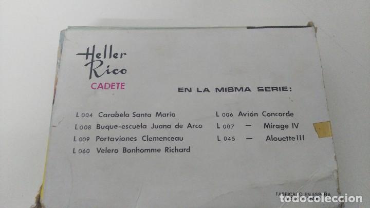 Maquetas: ANTIGUA MAQUETA DE BARCO HELLER CADETE - Foto 2