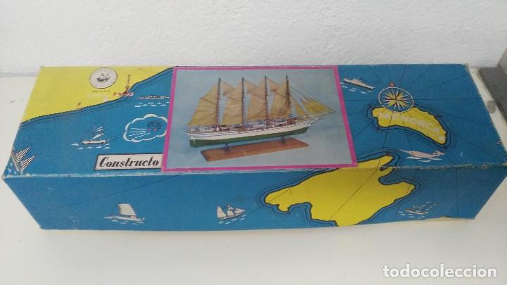 Maquetas: ANTIGUA MAQUETA DE BARCO CONSTRUCTO JUAN SEBASTIAN EL CANO - Foto 1