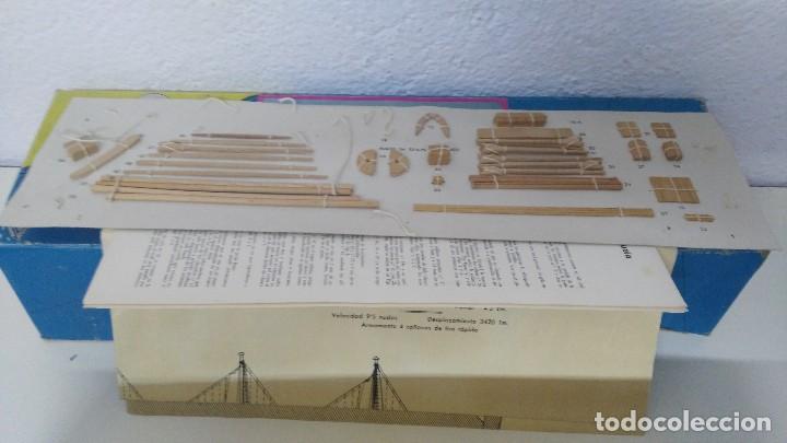 Maquetas: ANTIGUA MAQUETA DE BARCO CONSTRUCTO JUAN SEBASTIAN EL CANO - Foto 5