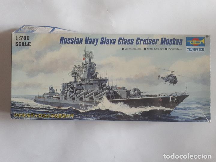 Trumpeter 05720 1/700 Russian Slava Class Cruiser Moskva for sale online