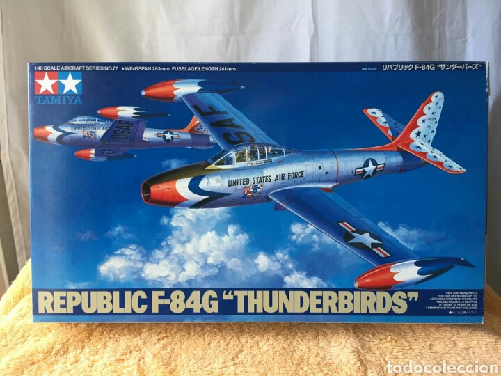 tamiya republic f-84g thunderbird 1:48 - Buy Scale models of