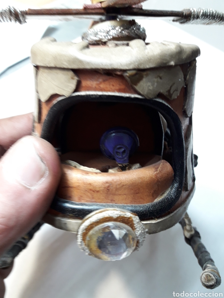 Maquetas: Helic&oacute;ptero de combate hecho en cuero artesanalmente - Foto 3