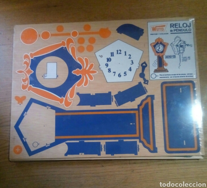 Maquetas: A Maqueta Wuto 4010-13 Reloj Pendulo Recortable madera - Foto 1