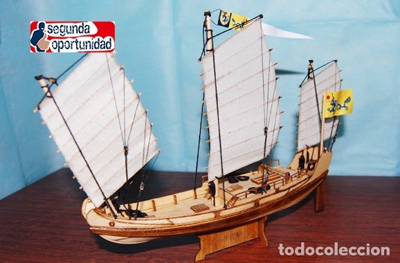 Maquetas: Maqueta de barco Velero Chino, escala 1/148. Tamaño 22 cm de eslora aprox. - Foto 1 - 143675348
