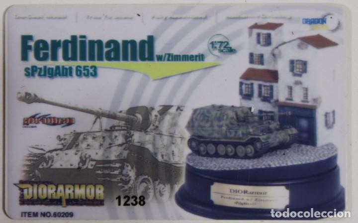 Maquetas: Carnet Ferdinand w. zimmerit. 1/72, Drag&oacute;n armor - Foto 1