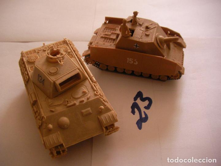 Maquetas: LOTE DE TANQUES DE GUERRA PEQUE&Ntilde;OS +- 4CM - Foto 1