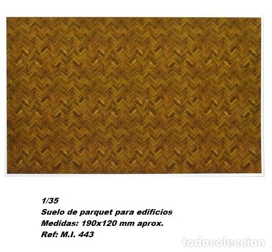 Maquetas: WWII 1/35 SUELOS MADERA PARA EDIFICIOS PAPEL PINTADO - Foto 1