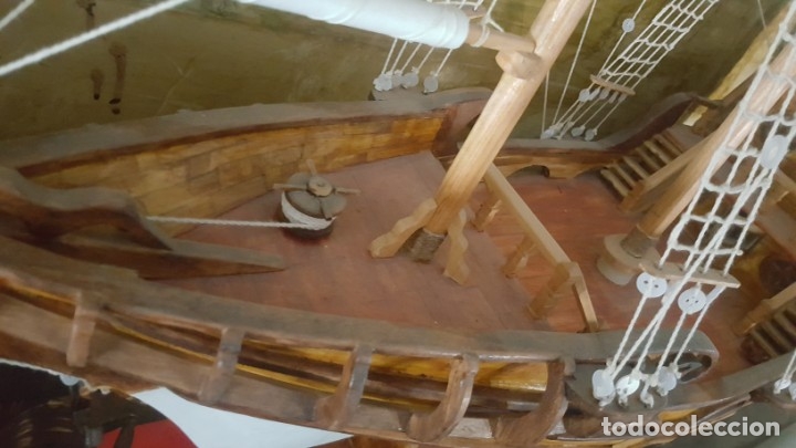 Maquetas: Barco tipo carabela de madera. En muy buen estado. - Foto 10