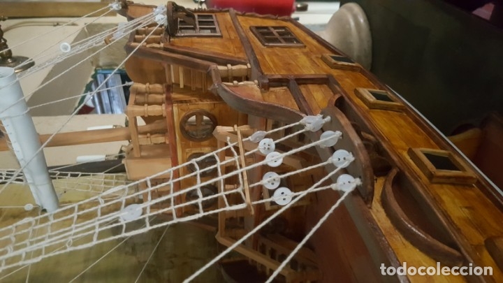 Maquetas: Barco tipo carabela de madera. En muy buen estado. - Foto 12