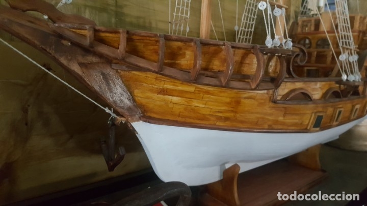 Maquetas: Barco tipo carabela de madera. En muy buen estado. - Foto 13