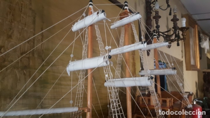 Maquetas: Barco tipo carabela de madera. En muy buen estado. - Foto 14