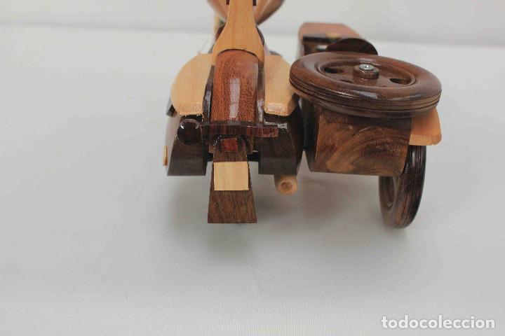 Maquetas: MAQUETA SIDECAR HARLEY MADERA - Foto 1