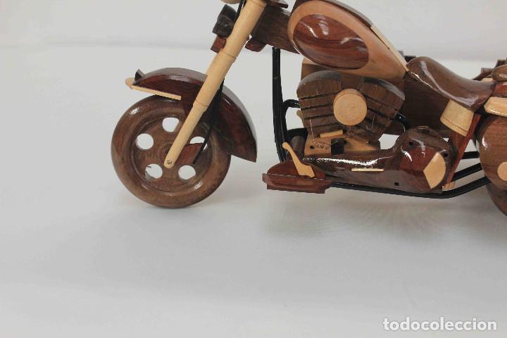 Maquetas: MAQUETA SIDECAR HARLEY MADERA - Foto 4