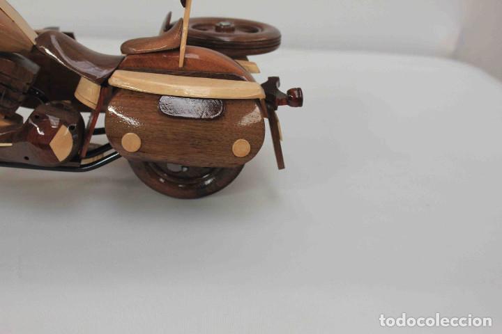 Maquetas: MAQUETA SIDECAR HARLEY MADERA - Foto 6