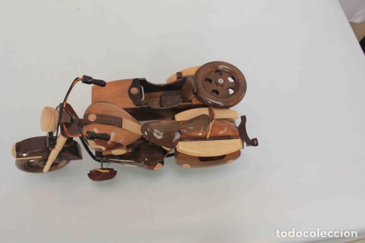 Maquetas: MAQUETA SIDECAR HARLEY MADERA - Foto 7