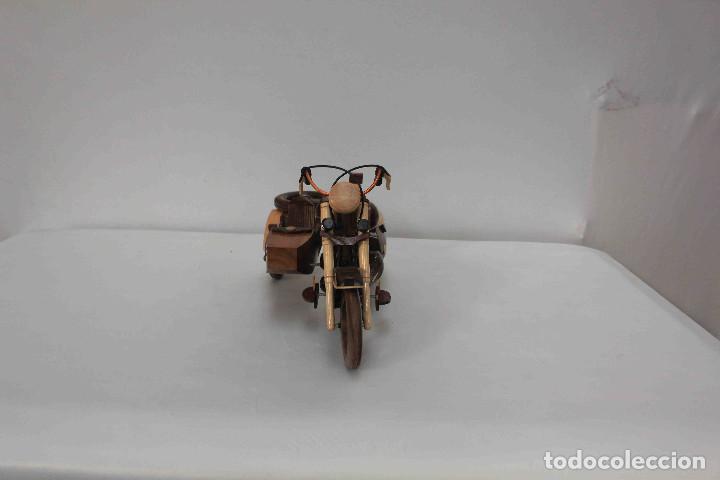 Maquetas: MAQUETA SIDECAR HARLEY MADERA - Foto 8