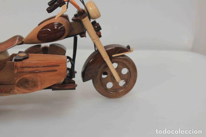 Maquetas: MAQUETA SIDECAR HARLEY MADERA - Foto 10