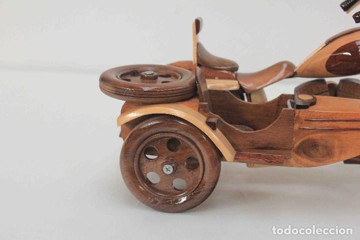 Maquetas: MAQUETA SIDECAR HARLEY MADERA - Foto 13