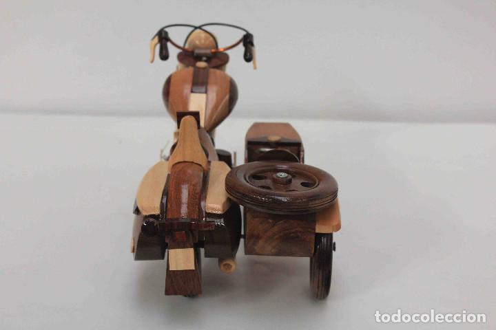Maquetas: MAQUETA SIDECAR HARLEY MADERA - Foto 14