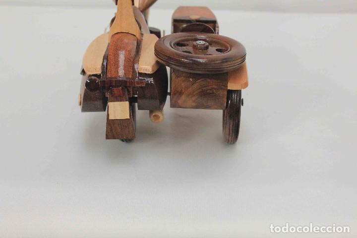 Maquetas: MAQUETA SIDECAR HARLEY MADERA - Foto 15