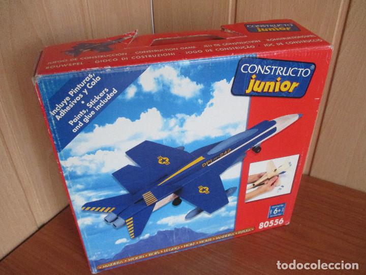 Maquetas: CONSTRUCTO JUNIOR. REF. 80556 , MAQUETA EN MADERA DE AVION (NUEVO SIN USO) - Foto 1