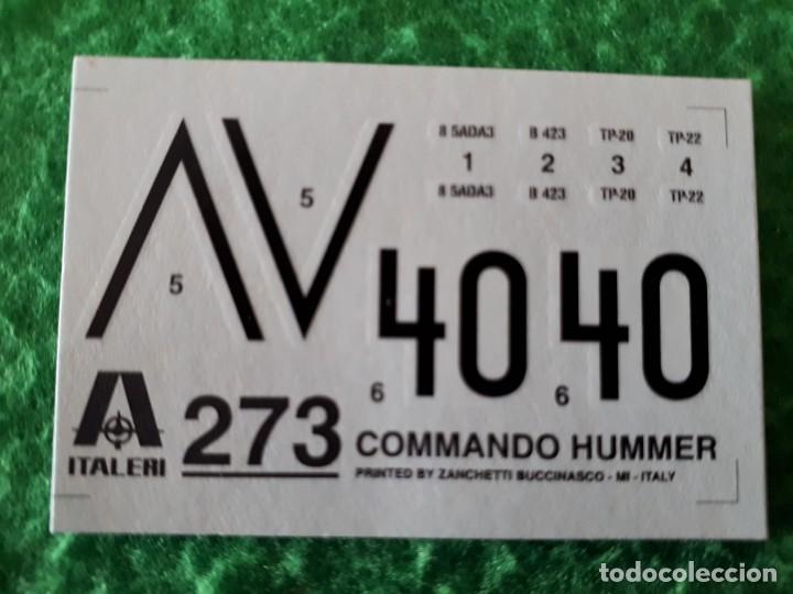 Maquetas: Calcas Decoracion Commando Hummer &ndash; Italeri - Foto 1