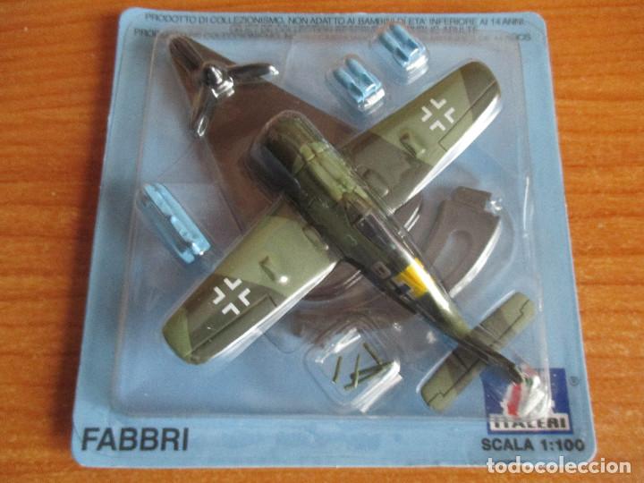 Maquetas: AVIONES: MAQUETA EN METAL ITALERI ESCALA 1/100 : MODELO AVION FW-190 F