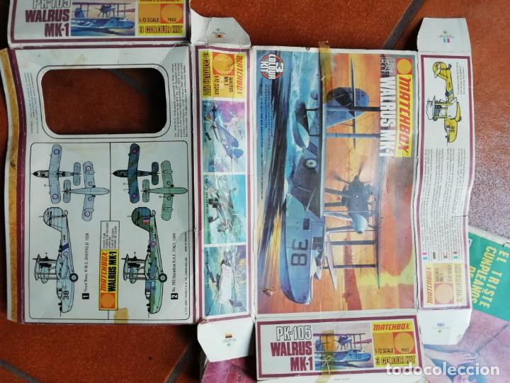 Maquetas: caja de Antigua maqueta avion Walrus MK1 Matchbox Made in England - Solo embalaje - Foto 1 - 154551642