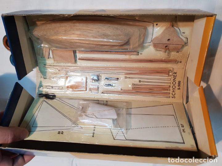 Maquetas: SCOONER S-500 C&Eacute;LEBRE BARCO BACALADERO DE LOS MARES DE TERRANOVA CONSTRUCTO - Foto 2