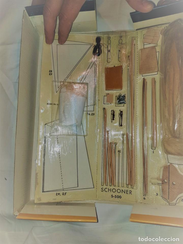Maquetas: SCOONER S-500 C&Eacute;LEBRE BARCO BACALADERO DE LOS MARES DE TERRANOVA CONSTRUCTO - Foto 4