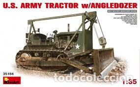 Maquetas: MINIART - U.S. TRACTOR W/ANGLED DOZER BLADE      1/35       35184 - Foto 1
