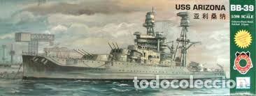 Maquetas: MINI HOBBY MODELS - USS ARIZONA      1/350      80607 - Foto 1