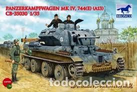 Maquetas: BRONCO - PANZERKAMPFWAGEN MK IV 744 E A13     1/35     CB 35030 - Foto 1