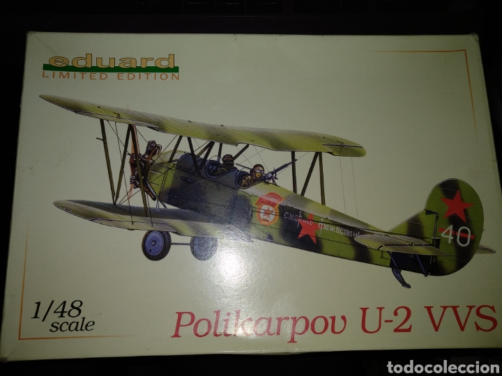 Maquetas: POLIKARPOV U-2 VVS. EDICI&Oacute;N LIMITADA EDWARD. ESCALA 1/48. - Foto 1