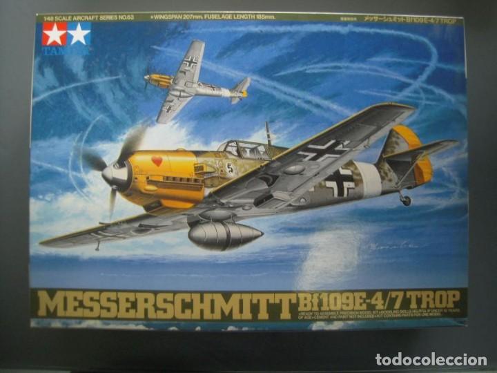 Maquetas: Messerschmitt Bf 109 E-4/7 Me 109 E4/7 Trop 1/48 Tamiya - Foto 1