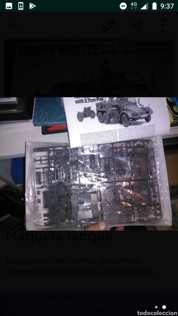 Maquetas: MAQUETA KRUPP PROTZE/TAMIYA - Foto 2