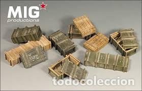Maquetas: MIG PRODUCTION - WWII SOVIET AMMO BOXES   1/35     35-111 - Foto 1